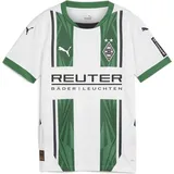 Puma Unisex, Fussballtrikot, BMG „Home“ Jersey Replica Jr with Sponsor 164