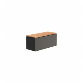 Adezz Sitzbank 100 x 40 x 43 cm Schwarz