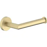 Evenes Papierrollenhalter Eldrid ohne Deckel, eckig, rechts, Messing Hellbronze