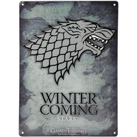 ABYstyle - GAME OF THRONES - Plakette aus Metall - "Stark" (28x38)