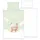 OTTO home Kinderbettwäsche OTTO HOME "Kleiner Liebling in Gr. 100x135 und 135x200 cm", grün, B/L: 100cm x 135cm, 1 Stk., 1 Stk., Renforcé, B/L: 60cm x 40cm, 2 Stk.