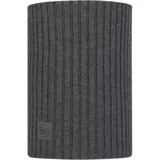 Buff Knitted Merinowolle Neckwarmer Norval Schlauchschal grey