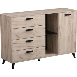 INOSIGN Sideboard Umbria 137,5 x 90,5 x 40 cm Grau