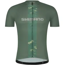 Fahrrad-Kurzarmtrikot LOGO,  grün