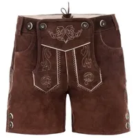 Edelnice Lederhose in dunkelbraun | Gr.: 140