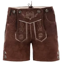 Edelnice Lederhose in dunkelbraun | Gr.: 140