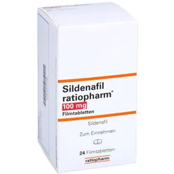 SILDENAFIL ratiopharm 100 mg Filmtabletten 24 St