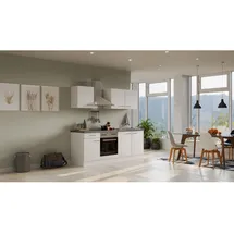 Flex-Well Küchenzeile Kopenhagen 210 cm Weiß matt