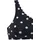 LASCANA Bustier-Bikini-Top Damen Schwarz/Weiß 40 Cup A/B
