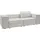 Home Affaire 2-Sitzer HOME AFFAIRE "Watertown, modernes Sofa 246 cm breit, auch in Feincord", weiß, B:246cm H:68cm T:98cm, 95% Polyester, 5% Nylon, Sofas, stilvolles Sofa für 2 Personen mit extra breiter Sitzfläche