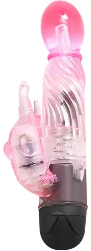 BAILE - Lover Vibrator mit rosa Rabbit-Stimulator, 10 Modi