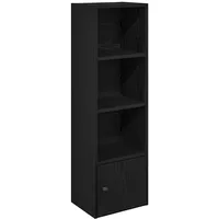 vidaXL Bücherregal 31 x 24 x 102 cm Schwarz