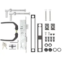 GAH Alberts Alberts Zubehör-Set für Wellengitter-Tore bis 1500 mm Höhe | zinkphosphatiert, anthrazit-metallic kunststoffbeschichtet