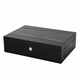 Paul Design Uhrenbox für 10 Uhren aus Holz Schwarz