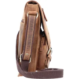 GREENBURRY Vintage Umhängetasche Leder Brown