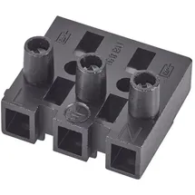 ADELS-CONTACT 11818 160 BU/5 DSS Verbindungsklemme flexibel: -2.5 mm2 starr: -2.5 mm2 Polzahl: 5 1 St. Schwarz