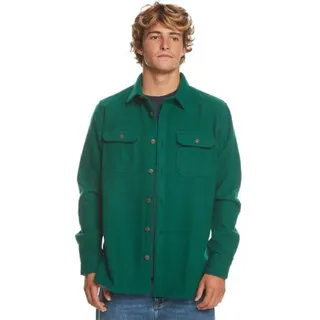 QUIKSILVER Hemd Salterhill Langarmhemd grün - L