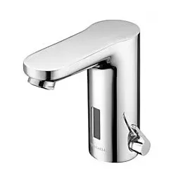 Schell Celis e Elektronische-Waschtisch-Armatur 002060699 verchromt, für Mischwasser, ohne Stromversorgung