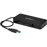 Startech StarTech.com USB auf Dual DisplayPort - Mini Dock - Mac und Windows - Dual 4K 60Hz - GbE - DisplayPort Hub - Dual Monitor Dockingstation (USBA2DPGB)