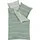 KAEPPEL Wendebettwäsche Mako-Satin Gestreift Grün 155 x 220 cm + 80 x 80 cm