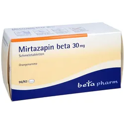 Mirtazapin beta 30 mg Schmelztabletten 96 St