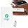 ideoon Kompakte Powerbank USB-C (4.000mAh) – Ultra-Slim Powerbank mit fest integriertem Kabel & Adapter – Mobiler Akku-Boost