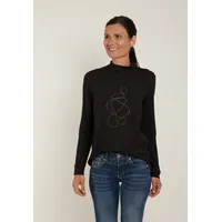Seidel Moden Langarmshirt SEIDEL MODEN, Damen, Gr. 50, schwarz,