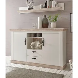 furn.design Sideboard 168 x 104 cm Weiß
