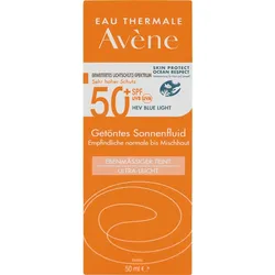 AVENE GETÖNTES SONNENFLUID LSF 50+, 50 ml