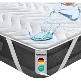 Komfortec Wasserdichter Matratzenschoner 180 x 200 cm weiß