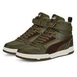 Puma WTR Deep Olive-Dark Chocolate-Puma Team gold 40 5