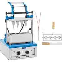 Royal Catering Eiswaffelmaschine - 4200 W - 100 - 120 Stk/h - 60 - 120 s -