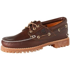 Timberland Authentics 3 Eye Classic Lug Brown Pull Up), 41