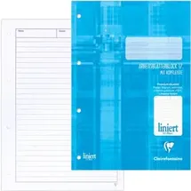 Clairefontaine Arbeitsblock, DIN A4, Lineatur 17, 50 Blatt,