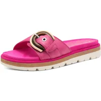 Marco Tozzi Damen Pantoletten mit Schnalle Sommer, Rosa (Pink),