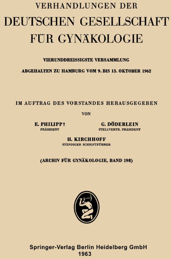 Vierunddreissigste Versammlung Abgehalten Zu Hamburg Vom 9. Bis 13. Oktober 1962  Kartoniert (TB)