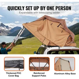 Vevor Dachzelt Hartschale 2-3 Personen