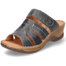 Josef Seibel Catalonia 49 Damen Leder Clogs blau, weiches Leder Fußbett / Blau - 39