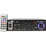ChiliTec Mini-HiFi-Verstärker CTA-100 pro, USB, Fernbedienung, Bluetooth