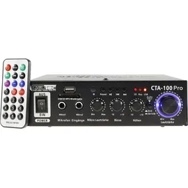 ChiliTec Mini-HiFi-Verstärker CTA-100 pro, USB, Fernbedienung, Bluetooth