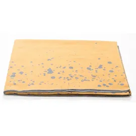 David Fussenegger Wohndecke Eco im Beutel 'Kleckse' 140 x 200 cm (Farbe: Goldgelb)