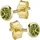 VIVANCE Ohrstecker VIVANCE Gelbgold 585 Peridot 1,5 cm