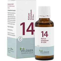 Schüßler-Salze Biochemie Pflüger 14 Kalium bromat.D 6 Tropfen
