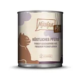 MjAMjAM Purer Fleischgenuss 800g Dose Katzennassfutter 6 x 800 Gramm köstliches Pferd Pur