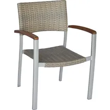 Merxx Silano Gartensessel 60 x 55,5 x 85 cm beige