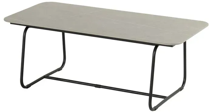 SCHÖNER WOHNEN-Kollektion Loungetisch Fontein 120 x 60 cm Keramik Grau