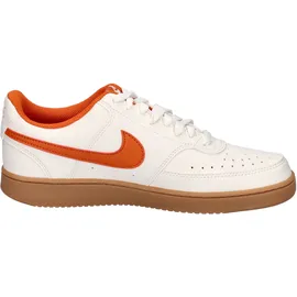 Nike Court Vision Low Herren Sail / Campfire Orange / Gum Medium Brown 44,5