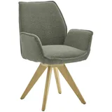 Musterring Armlehnstuhl Tiama Grün, - Maße cm, B: 63 H: 91 T: 65.0