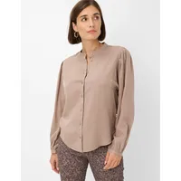 Brax Damen, Bluse Style VALERIA taupe, hellbraun, Gr. 42,