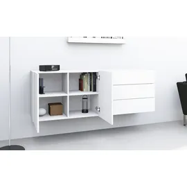 borchardt Möbel Sideboard Sophia 152 x 53 x 35 cm Weiß
